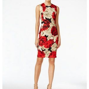 Nw0t Calvin Klein floral dress